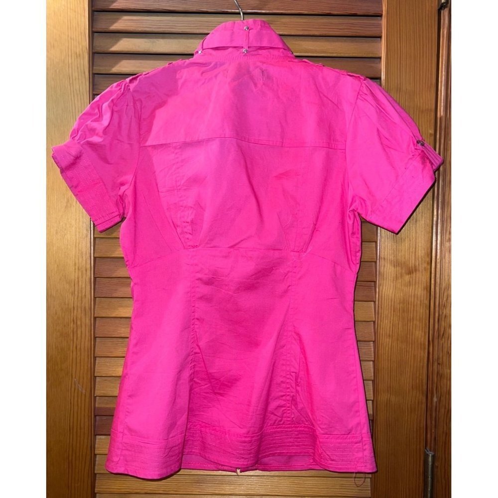 COOGI Pink Rhinestone Blouse — Small - Picture 2 of 14